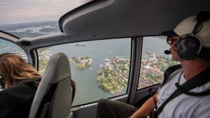 Vaxholm Fortress from the Air