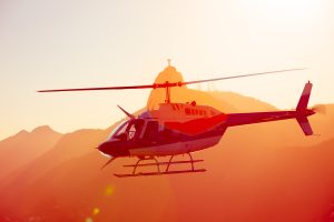 helicóptero sobre Río