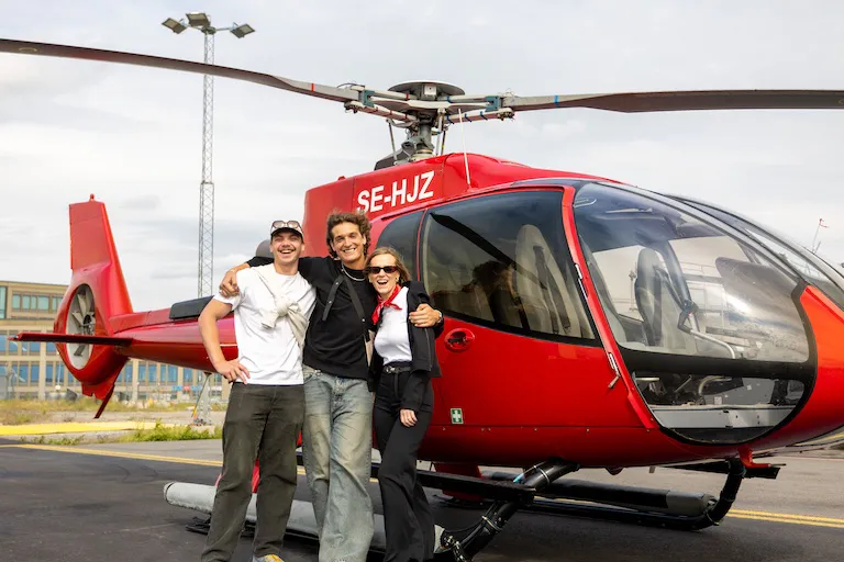 stockholm 20 minute private helicopter tour