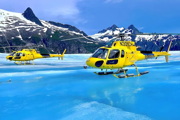 Juneau from a helicopter