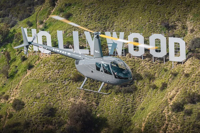 Los Angeles from a helicopter